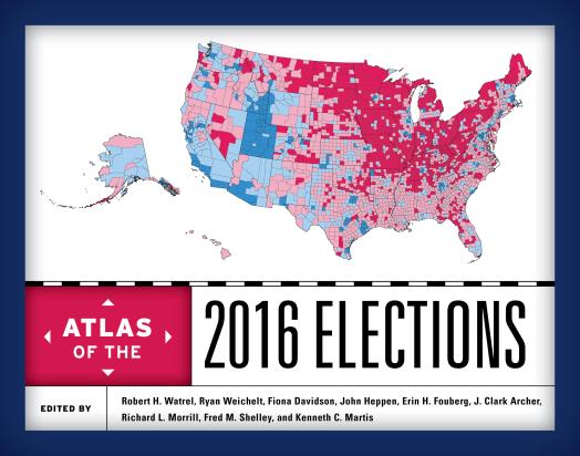 Photo Credit: Atlas of the 2016 Elections book cover